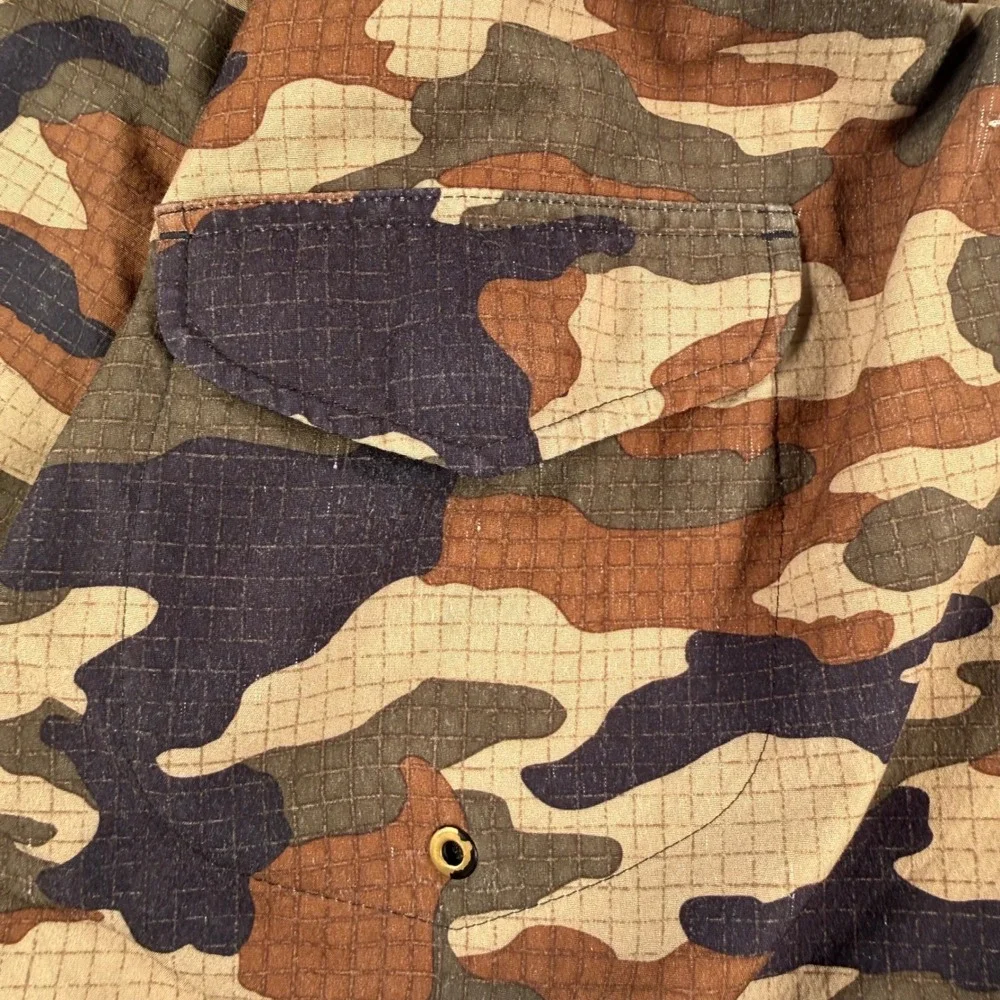 The Grind Athletics Camo Board Shorts Mens 38 Brown Ripstop Tactical Workwear
